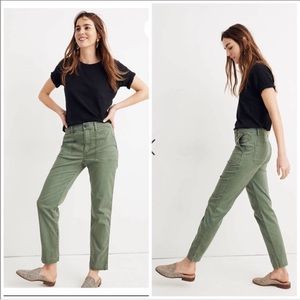 Madewell Stovepipe Fatigue Pants: TENCEL™ Lyocell Edition Size 27